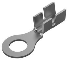 TE CONNECTIVITY - AMP 62691-2. Ring Tongue Terminal, M6, 1/4", 10 AWG, 5.26 mm²