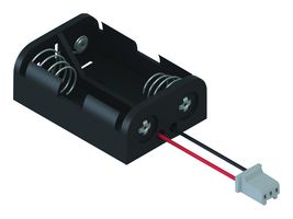 KEYSTONE 2473CN Battery Holder, Wire Leads, N X 2