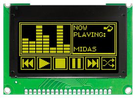 MIDAS DISPLAYS MCOB128064T1V-YP