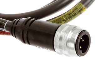 MOLEX 130064-0453 Sensor Cable, 1-3/8" - M35, BradPower D-Size Plug, BradPower D-Size Receptacle, 4 Positions, 1 m
