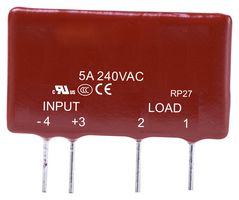 MULTICOMP PRO MCKSD240D5-L Solid State Relay, 5 A, 240 VAC, Through Hole, Solder