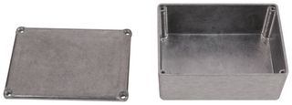 BUD INDUSTRIES CU-471 Metal Enclosure, Econobox, Diecast, Small, Diecast Aluminum, 44.45 mm, 83 mm, 110 mm