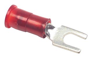 MOLEX 19137-0006 Fork / Spade Tongue Terminal, Avikrimp 19137 Series, 22AWG to 18AWG, 0.8 mm², M4, #8