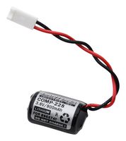 DANTONA INDUSTRIES B9574T Battery, 3.6 V, 1/2A, Lithium Thionyl Chloride, 900 mAh, Connector, 1