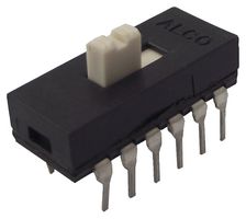 TE CONNECTIVITY ASE4204 Slide Switch, 4PDT, Surface Mount, ASE Series, 300 mA, 115 V
