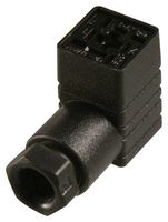HIRSCHMANN GDSN307.BLACK Rectangular Power Connector, 3 Contacts, Cable Mount, Screw, Plug