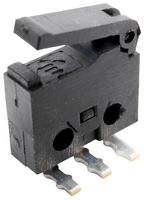 E-SWITCH TS0101F020V2 Microswitch, Snap Action, Subminiature, Simulated Roller Lever, SPDT, PC Pin, Right Angle, 300 mA