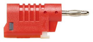 POMONA 73092-2 Banana Test Connector, Plug, Cable Mount, 36 A, 70 VDC, Nickel Plated Contacts, Red