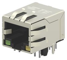 AMP - TE CONNECTIVITY 1-2301994-0 Modular Connector, RJ45 Jack, 1 x 1 (Port), 8P8C, Cat6, Through Hole Mount