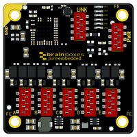 BRAINBOXES PE-515 Ethernet Switch, Gigabit, Embedded, Industrial, 10Mbps, 100Mbps, 1Gbps, RJ45 x 5, PCB Mount