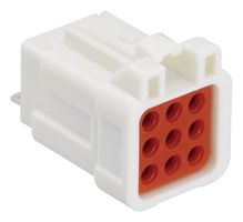 HIROSE / HRS DF62C-9S-2.2C Connector Housing, 3 Row, SignalBee DF62 Series, Receptacle, 9 Positions, 2.2 mm