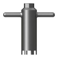 ODU-USA 713.098.001.000.010 Nut Driver, 0.25" Hex Drive, 2.24" Length, Size 00(C), 0.5 N-m Torque