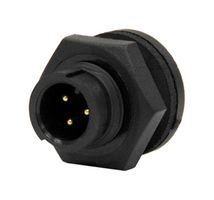 SWITCHCRAFT/CONXALL 17280-3PG-300 Circular Connector, Size 20, Sealed Circular Connector, Micro-Con-X Series, Panel Mount Receptacle