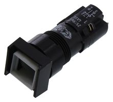 RAFI 1.15.108.251/0000 Industrial Pushbutton Switch, LUMOTAST 75 Series, 16.2 mm, SPST-NO, SPST-NC, Momentary