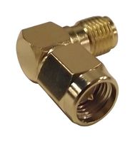 MULTICOMP PRO MP-19-20-TGG RF / Coaxial Adapter, SMA, Plug, SMA, Jack, Right Angle Adapter, 50 ohm