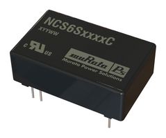 MURATA POWER SOLUTIONS NCS6S1203C Isolated Through Hole DC/DC Converter, ITE, DIP, 4:1, 6 W, 1 Output, 3.3 V