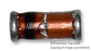 VISHAY LL43-GS08. Small Signal Schottky Diode, Single, 30 V, 200 mA, 1 V, 4 A, 125 °C