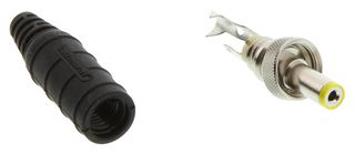 SWITCHCRAFT/CONXALL S761KSH15 DC Power Connector, High Temp, Sealed, Plug, 3 A, 2 mm, 12 mm, Cable Mount, Solder