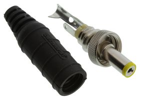 SWITCHCRAFT/CONXALL S761KSH17 DC Power Connector, High Temp, Sealed, Plug, 3 A, 12 mm, Cable Mount, Solder
