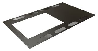 HAMMOND CLC8T42BK Top Panel, CLC Series Cabinets, Black, Steel, 39.25" W x 23.75" H