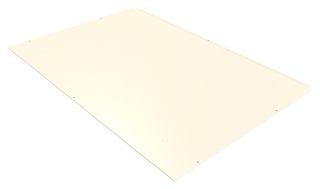 HAMMOND H1TS24WH Top Panel, Data Center Server Cabinet, Mild Steel, White, 23.5" W x 19.82" H
