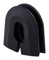 ESSENTRA COMPONENTS 1342664 Grommet, Open, 12.5 mm, 18.75 mm, Silicone Rubber, 6 mm, 2.8 mm