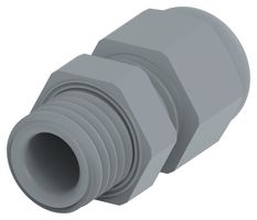 ENTRELEC - TE CONNECTIVITY 1SNG601011R0000 Cable Gland, M12 x 1.5, 3 mm, 6.5 mm, Nylon 6 (Polyamide 6), Gray, IP68
