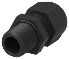 ENTRELEC - TE CONNECTIVITY 1SNG601153R0000 Cable Gland, 3/8" NPT, 3 mm, 7 mm, Nylon 6 (Polyamide 6), Black, IP68