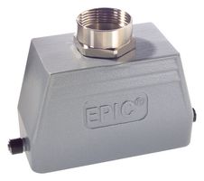 LAPP 100809NP Heavy Duty Connector, 3/4" NPT, Hood, Top Entry, Aluminum Alloy Body, 1 Lever, 16B