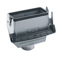 LAPP 100869NP Heavy Duty Connector, 3/4" NPT, Hood, Top Entry, Aluminum Alloy Body, 1 Lever, 16B