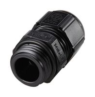 LAPP 53113300 Cable Gland, M12 x 1.5, 3.5 mm, 7 mm, PC (Polycarbonate), Black, IP68, NEMA 1, NEMA 12
