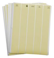BRADY LAT-10-652-10 Label, Identification, Laser Printable, 6.35 mm, 47.63 mm, Polyamide, Amber