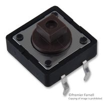 MULTICOMP PRO MCDTS2-4N Tactile Switch, MCDTS2 Series, Top Actuated, Through Hole, Round Button, 160 gf, 50mA at 12VDC