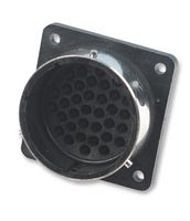 ITT CANNON TR1619RMS1NB Circular Connector, Standard Circular Connector, Trident Ringlock Series, Panel Mount Receptacle