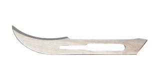 AVEN 44043 Scalpel Blade, #12 Size Handle, Small Pointed/Crescent Shaped Cutting Edge, Stainless Steel