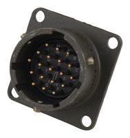 AMPHENOL INDUSTRIAL PT02E-14-19P(027) Circular Connector, PT Series, MIL-DTL-26482 Series I, Box Mount Receptacle, 19 Contacts