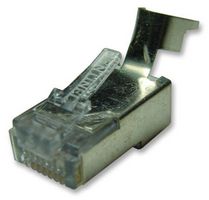 SENTINEL 831-3002 Modular Connector, Shielded, RJ45 Plug, 1 x 1 (Port), 8P8C, Cat6, Cable Mount
