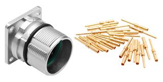 AMPHENOL SINE/TUCHEL MA1LAP1200-KIT Sensor Connector, MotionGrade M23 Standard Series, M23, Female, 12 Positions, Crimp Socket