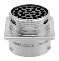 AMPHENOL SINE/TUCHEL RT002028SNH Circular Connector, Standard Circular Connector, ecomate RM Series, Panel Mount Receptacle