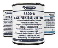MG CHEMICALS 8800-2.55L Potting Compound, Flexible, Polyurethane, Black, Can, 2.55 l