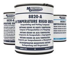 MG CHEMICALS 8820-2.55L Potting Compound, High Temperature, Polyurethane, Black, Can, 2.55 l