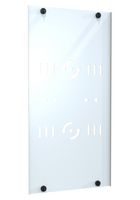 HAMMOND VFMAP10WH Inner Panel, Open Frame Rack, White, Steel, 9.82" W x 20.63" H, VFM Series