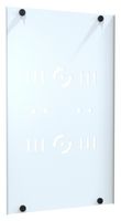 HAMMOND VFMAP12WH Inner Panel, Open Frame Rack, White, Steel, 11.82" W x 20.63" H, VFM Series