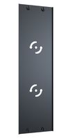 HAMMOND VFMAP6BK Inner Panel, Open Frame Rack, Black, Steel, 5.82" W x 20.63" H, VFM Series
