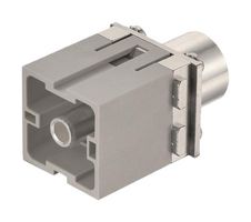 HARTING 09140012681 Heavy Duty Connector, Axial, Han-Modular Series, Module, 1 Contact, Plug, Screw Pin