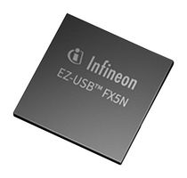 INFINEON CYUSB3284FCAXIXQMA1 USB Interface, USB Peripheral Controller, USB 3.2 Gen 1, 1.62 V, 3.63 V, FBGA, 169 Pins