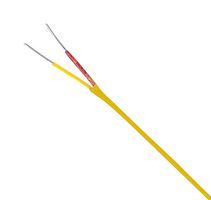 OMEGA EXTT-K-24-25 Thermocouple Extension Wire, Duplex, Type K, 24 AWG, Solid, 25 ft, ANSI, PFA, EXTT Series
