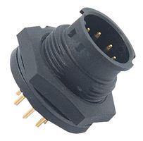 MULTICOMP PRO 2CT3002-W06300 Circular Connector, Standard Circular Connector, Panel Mount Plug, 6 Contacts, Solder Pin