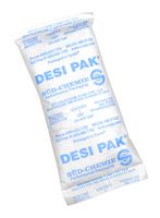 DESCO 13844 Desiccant Bag, Paper, Pail of 300, 2" Width x 4" Length