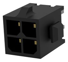 TE CONNECTIVITY - AMP 3-794632-4. Rectangular Power Connector, Straight, 4 Contacts, Micro MATE-N-LOK Series, PCB Mount, Through Hole